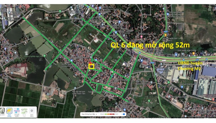 Bán đất tặng nhà, Vị trí trung tâm huyện Chương Mỹ, Hà Nội. 2 mặt tiền, ô tô tránh, gần QL6